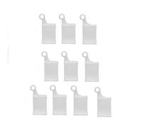 HDBAFCSV 10 Piezas de polea for Cortina, Tornillos metálicos, Soporte Montaje Lateral, sujeción Superior Fija, Tapa Extremo riel, Sellado, Accesorios D4(End Cap)