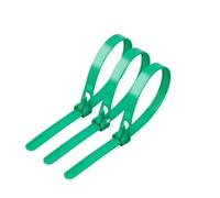 HDBAFCSV 100 Uds liberable puede suelta Slipknot Nylon brida for cables correas for encuadernación for alambre negro reutilizable plástico 8 * 150/200/250/300/400/450mm(Green,8x150mm)