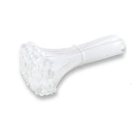 HDBAFCSV 250/500/1000 Uds. Tirantes for cable for nailon for plástico autoblocante blanco 3 * 100 3 * 150 4 * 200 anillo for sujeción correa for abrazadera for for cerradura(4x300mm,4 Pack(White))