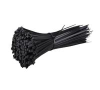 HDBAFCSV Brida de nailon plástico autoblocante, 100 Uds., negro, 5x300, anillo sujeción for bridas, brida for cables 4x200, envolturas con cremallera, juego for correa(4x250mm 100pcs)