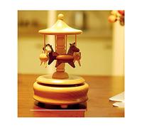 HDBCYUAZ Caja de Musica Caja de música Caja carrusel Boutique Infantil Hombres y Mujeres cumpleaños Creativo Navidad Regalo día Tarjeta del San Valentín(C)