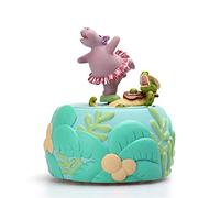 HDBCYUAZ Caja de Musica Caja de música Modelo hipopótamo Linda, (No se Puede Evitar Enamorarse melodía), Musical Viento, Decoraciones for el hogar, Regalo cumpleaños romántico