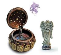 HDBCYUAZ Caja de Musica Caja de música Zodiacal 12 Cartel Caja constelación Sol Dios Regalo for niña cumpleaños día San Valentín(J)