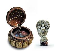 HDBCYUAZ Caja de Musica Caja de música Zodiacal 12 Cartel Caja constelación Sol Dios Regalo for niña cumpleaños día San Valentín(L)