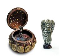 HDBCYUAZ Caja de Musica Caja de música Zodiacal 12 Cartel Caja constelación Sol Dios Regalo for niña cumpleaños día San Valentín(A)