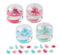 HDBHSBE 4pcs Mini Machine Claw, Linda máquina para agarrar de Dinosaurios, Juego de Arcade de cezcadores de Dinosaurios en Miniatura para niños de más de 3 años Viajes en casa