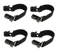 HDBHSBE Botas elásticas Clip Ajustable de Motocicleta Correas de Botas de Pantalones estribos Correas de Pierna 4 Piezas