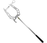 HDBHSBE Gancho de Botes para Acoplamiento de 16x6in Acero Inoxidable Telescoping Gancho de Bote con Cable en Forma de Guin