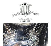 HDBUBALUS Cubierta cromada para Grifo/Elevador de Motocicleta para Harley Twin CAM Street Glide Road King Dyna 1999-2016