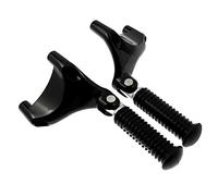 HDBUBALUS Estriberas de pasajero trasero para motocicleta con soporte para Harley Sportster XL883 XL1200 2004-2013