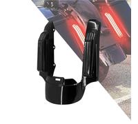 HDBUBALUS motocicleta trasera Fender Fascia LED luz para Harley Touring Road Glide Street Glide Electra Glide Road King Ultra Limited 14-2019 Negro brillante