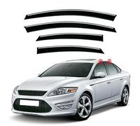 HDCCTV 4 Piezas Coche Deflectores de Aire para Ford Mondeo MK3 2007 2008 2009 2010 2011 2012 2013 2014, Deflectores de Viento y Lluvia Protector de Lluvia Coche Accesorios