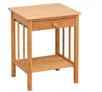 HDDNMLOH Bedroom Furniture, Modern Nightstand with Drawers, Bamboo Side Table, Living Room Bedroom Bedside Table, All-Match Home Furniture (Color : Wood Color)