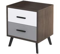 HDDNMLOH Bedroom Furniture, Modern Nightstand, Wooden Side Table with Storage Drawers, Living Room Bedroom Bedside Table, 4 Sizes to Choose from (Color : 45cm)