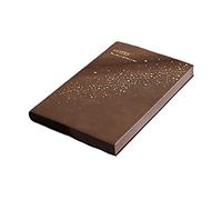 HDDNMLOH Cuaderno Cuaderno de cuero A5, cubierta de cuero, registro del curso, escritura a mano de viaje, cuaderno de negocios, 128 hojas, 256 páginas, versátil y elegante(A)