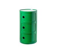 HDDNMLOH Modern Green 2 Tier Stackable Bedside Table with Storage Drawer Nightstand Unit for Office Bedroom Bathroom Living Room Corner Storage End Table