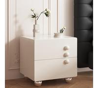 HDDNMLOH Nightstand with 2 Drawers Set, Modern Stand Bedside Table For Bedroom, End Table with Storage, for Small Spaces, for Bedroom/Living Room/Dorm