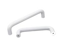 HDEYRSX 2 Pcs Tiradores para Muebles de Cocina,Manija de la Puerta de Aluminio,Perillas para Cajón,Tiradores de Puertas de Gabinetes Tire de la Tirador de Arco,Con Tornillos (Largo 492mm,Blanco)