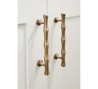 HDEYRSX 2x Tiradores de Armarios y Cajones,Pomos para Muebles de Latón,en Forma de T,Perillas para Cocina,Cómodas,Baño y Dormitorio de Muebles,Con Tornillos (Longitud 295mm,Bronce)