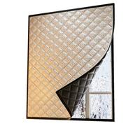 HDEYRSX Kit de Aislamiento de Ventana,Cortina Aislante Térmica Protege Del Frio y Calor,Film Impermeable y a Prueba de Corrientes de Aire,Reutilizable,Con Cinta Autoadhesiva (148cm x 150cm)