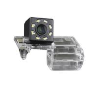 HDfits para Kuga se adapta a Escape 2013 2015 2017 2018 MK2 Copia de seguridad de estacionamiento de marcha atrás amarilla impermeable con cámara LED de visión trasera (negro)