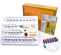 HdGLfdKfb Fuerte adsorción Alivia el Dolor de Espalda y articulaciones, Masaje de Salud, ventosas de vacío Chino, Juego de 30 Tazas