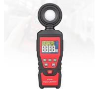 Hdgrc - Medidor digital de luz HD de 0,1 ~ 200000 Lux con detector giratorio de 180° para fotografía al aire libre