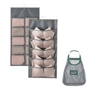HDGSAFD 1 bolsa de almacenamiento colgante con 15 compartimentos y 1 bolsa de almacenamiento portátil, organizador de guardarropa, almacenamiento montado en la puerta, almacenamiento detrás de la