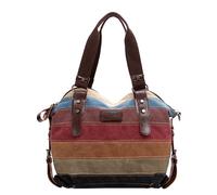 HDGSAFD 1 Bolso de Lona a Rayas Arcoíris - Bolso Hobo Mujer de Lujo, Bandolera, Color