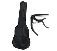 HDGSAFD 1 funda para guitarra acústica, 1 clip de afinación de guitarra, funda impermeable para guitarra, Negro , talla única, moderno