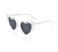 HDGSAFD 1 gafas de sol para novia, accesorios de novia, gafas en forma de corazón, regalo, decoración de boda, decoración de fiestas, accesorios para los ojos