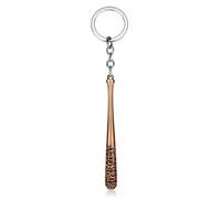 HDGSAFD 1 llavero de bate de béisbol, colgante para mochila, colgante de moda y creativo, adecuado para mochilas y llaveros, Cobre rojo