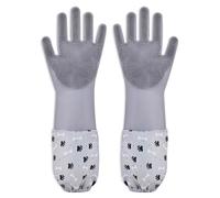 HDGSAFD 1 Par De Guantes De Baño para Mascotas, Guantes De Baño De Gatos Y Perros, Guantes De Silicona No Deslizantes Multifuncionales, Guantes De Limpieza De Mascotas.