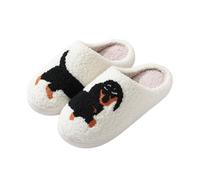 HDGSAFD 1 Par De Pantuflas De Perro Salchicha, Lindas Pantuflas De Felpa, Pantuflas Divertidas, Pantuflas Cálidas, Pantuflas Para Uso Doméstico