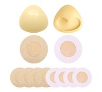 HDGSAFD 1 Par De Protectores De Pecho De Esponja Autoadhesivos Y 5 Pares De Protectores De Sujetador De Color Piel, Inserciones De Sujetador, Accesorios De Ropa Interior