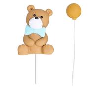 HDGSAFD 1 Pieza De Inserto De Oso Y 1 Pieza De Inserto De Globo, Decoraciones para Pasteles, Insertos para Pasteles Dulces, Accesorios para Pasteles De Fiesta
