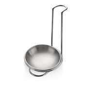 HDGSAFD 1 soporte para cuchara de cocina de acero inoxidable, utensilios de cocina, colador, soporte para sopa