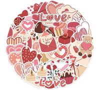 HDGSAFD 100 Pegatinas De Elementos De Amor, Pegatinas Románticas, Pegatinas Estéticas, Pueden Decorar Álbumes De Recortes, Álbumes De Fotos, Maletas, Tazas De Agua.