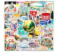 HDGSAFD 100 Pegatinas De Paisajes, Pegatinas De Grafitis Al Aire Libre, Pegatinas De Paisajes De Viaje, Fundas Decorativas para Teléfonos, Botellas De Agua Y Equipaje