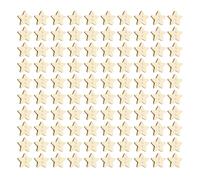 HDGSAFD 100 Uds Botones De Estrella, Botones De Madera, Botones De Decoración De Ropa, Botones De Madera para Coser, Decoración Artesanal