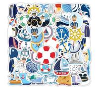 HDGSAFD 102 Pegatinas Temáticas Marinas, Pegatinas De Graffiti Personalizadas, Que Pueden Decorar Fundas para Teléfonos Móviles, Tazas De Agua Y Maletas.