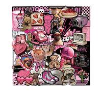 HDGSAFD 105 Piezas De Pegatinas De Graffiti, Calcomanías Creativas Autoadhesivas Personalizadas, Calcomanías De Álbumes De Recortes, Tazas De Agua De Bricolaje, Bolsas, Pegatinas Divertidas.