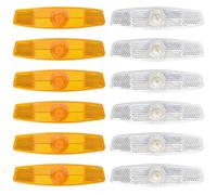 HDGSAFD 12 Piezas De Películas Reflectantes para Bicicletas, Accesorios De Advertencia De Seguridad para Bicicletas, Accesorios para Bicicletas, Equipo De Conducción Nocturna