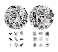 HDGSAFD 150 Piezas De Pegatinas Góticas, Pegatinas Retro, Pegatinas Elees Y Personalizadas, Pueden Decorar Maletas, Gabinetes, Guitarras.