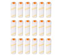 HDGSAFD 18 Piezas De Cabezal De Cepillo De Rodillo, Núcleo De Rodillo De Pulgar De Pintura, Rodillo De Esquina De Hilo De Algodón, Adecuado para Pintar Comedor, Cocina, Techo.