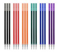 HDGSAFD 18 Recargas Borrables, Bolígrafos Borrables En Caso De Calor, Herramientas De Escritura para Niños, Herramientas De Iluminación De Caligrafía, Útiles Escolares.