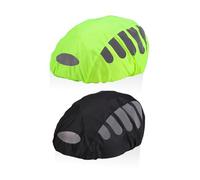HDGSAFD 2 fundas reflectantes para casco de bicicleta a prueba de lluvia, protección para la lluvia, cubierta reflectante para casco, decoración para casco
