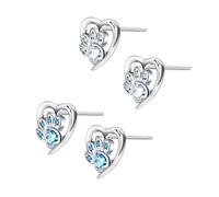 HDGSAFD 2 Pares De Aretes De Garra, Aretes De Estilo Creativo, Aretes Lindos, Aretes De Pedrería, Aretes Simples