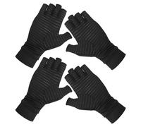 HDGSAFD 2 Pares De Guantes De Medio Dedo, Guantes Para Artritis, Guantes De Compresión Para Entrenamiento, Guantes Unisex Para El Cuidado De Las Articulaciones