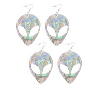 HDGSAFD 2 Pares De Pendientes Alienígenas, Aretes Creativos De Personalidad, Pendientes Coles Simples, Aretes De Moda para Mujeres, Decoraciones Alienígenas, Accesorios para Ropa De Fiesta.